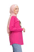 Flowery Printed Long - Sleeve Design 36 - Khotwh